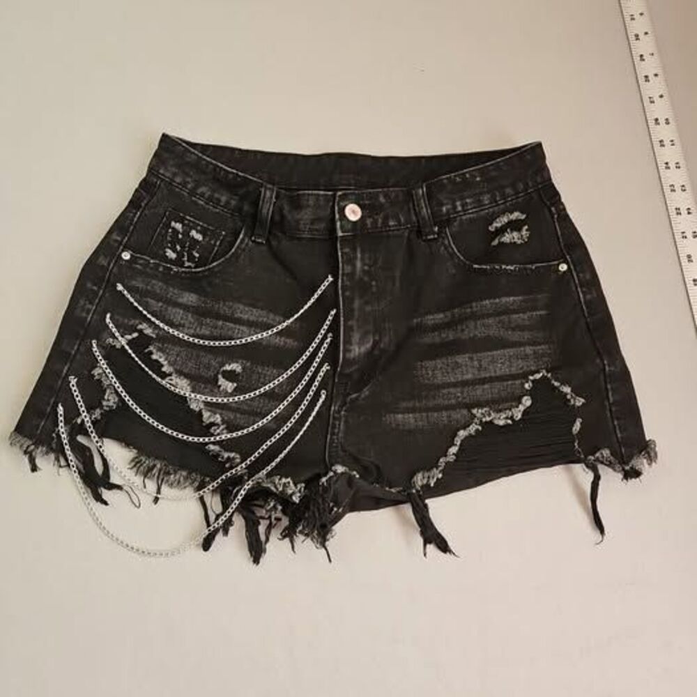 Women's Shein Large Black Shorts W30